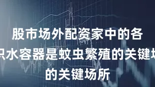 股市场外配资家中的各类积水容器是蚊虫繁殖的关键场所